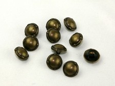 Dill Domed Metal Military Buttons (Value Pack)
