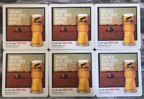 Carling beer mats - beer,