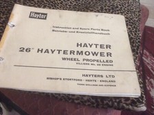 hayter lawn mower 1967 Villers