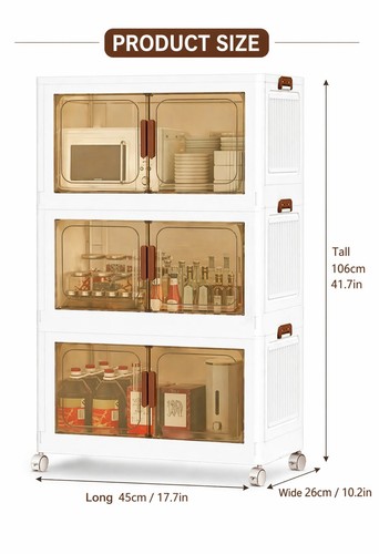 Tier kitchen storage cabinet - 3,