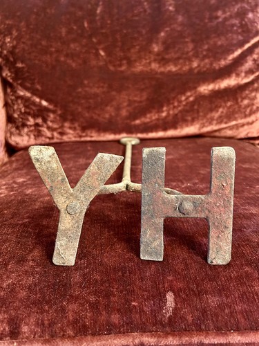 Antique wrought iron branding - wrought,