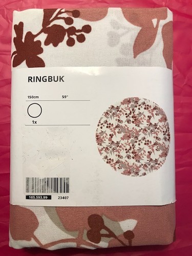 Ikea round tablecloth - round, floral