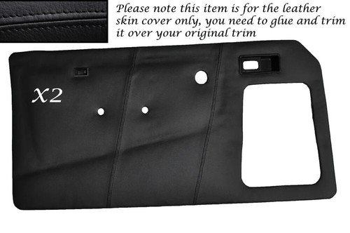 Black stitch front - black, 2x
