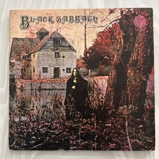 Black Sabbath LP 1970 UK 1st Press Vertigo Swirl VG+ / VG+