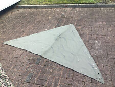 Vintage Swedish Army GREY Canvas Zeltbahn Poncho