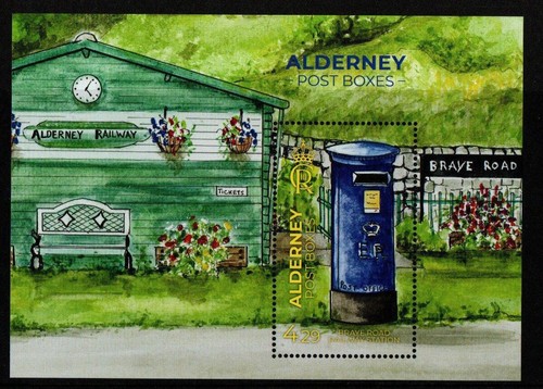 Alderney 2024 postboxs - 2024, mnh
