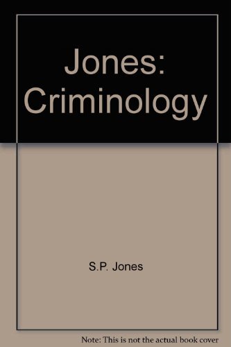 Criminology stephen jones - criminology-stephen,