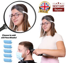 FACE SHIELD FULL FACE VISOR PROTECTIVE MASK PPE OFFICE WORK HAIRDRESSING SAFETY