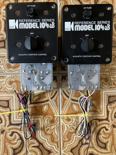 Pair original kef 104ab - of,