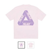 Palace Triferg Reacto Tshirt Pink Purple (Size Medium)