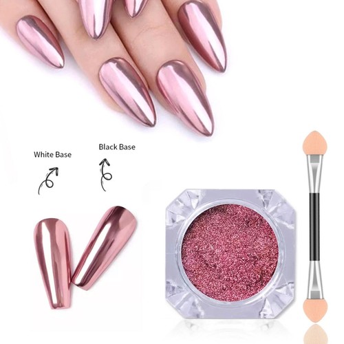 Mirror chrome nail powder - mirror,