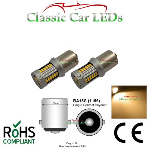 Warm white ba15s p21w - 2, led