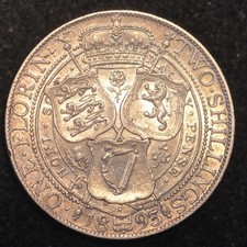 Florin 1893 Victoria Vieled