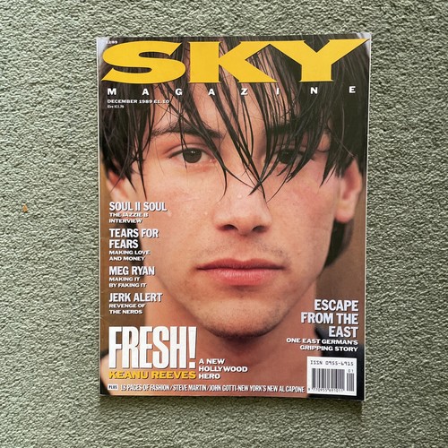 Sky magazine dec 1989 - sky, keanu