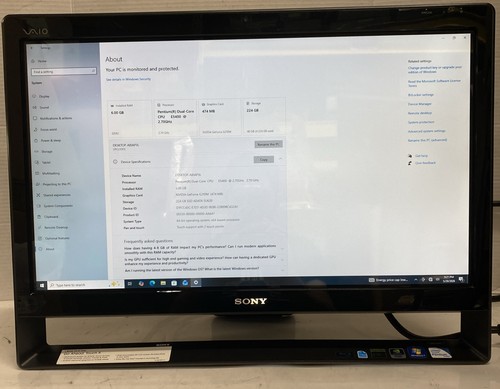 Sony vaio pcv - sony, touch