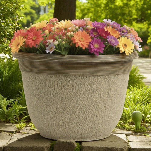 Large 30cm crackle - 30cm, flower