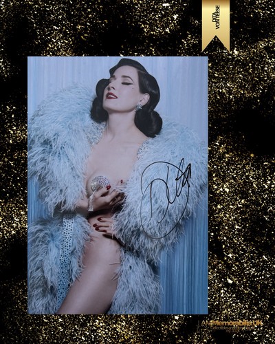 Dita von teese signed - von,