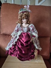 Vintage 17" Porcelain Doll