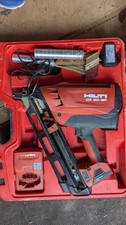 Hilti GX90-WF Framing Nailer with toolbox, charger, batteries and GC32 nails