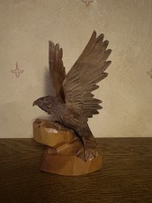 Hand Carved Wooden Eagle