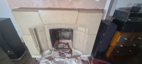 Original art deco fire - original,