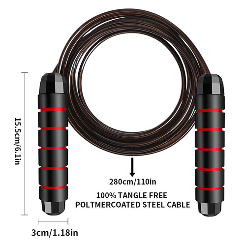Adjustable adult skipping rope - skipping,