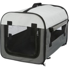DOG CARRIER CRATE SOFT TRIXIE TRANSPORT 39701 SIZE XS 32 X 32 X 47 MOBILE KENNEL
