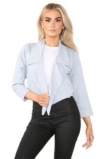 LADIES CROPPED STYLE WATERFALL