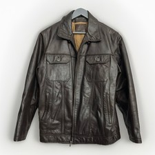 Guise Men’s Brown Leather Jacket - Size M