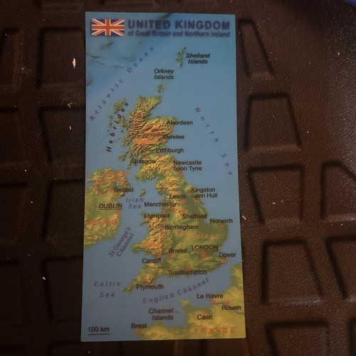 United kingdom postcard - united, 3d