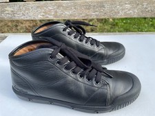 Spring Court Springcourt g2 black nappa leather trainers tennis shoe 38 UK 5 vgc