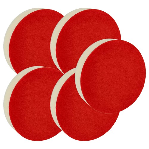 Polishing pads 13cm - 5, white