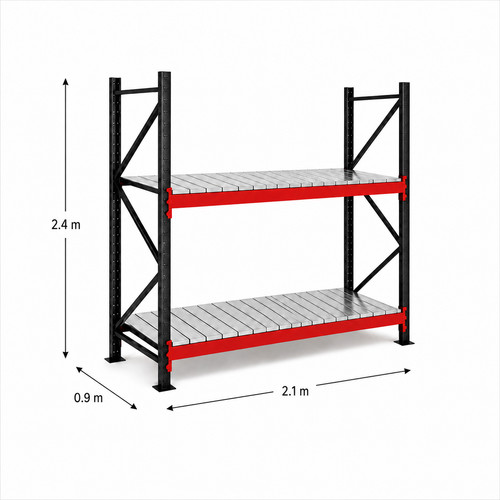 Apex longspan shelving grey - -,