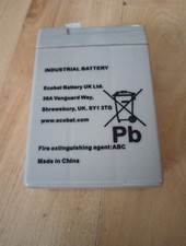 LUCAS LSLA4-6, 6V-4AH RECHARGEABLE BATTERY