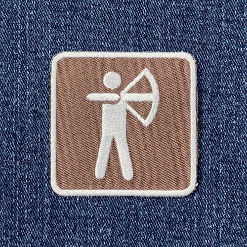Archery patch embroidered - -,