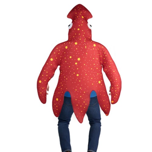 Red sea creature - red,