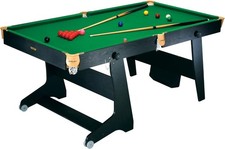 Riley Folding Snooker Pool Table & Darts Board 6' (Model FSP-6DB) RRP £370