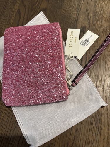 Sparkling pink clutch - pink,