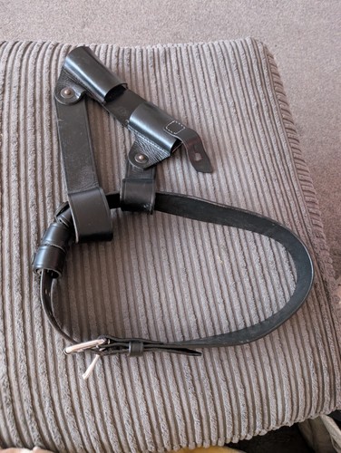 Black leather sword - sword, waist