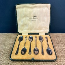 ANTIQUE SET 6 X SILVER PLATED