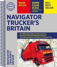 Philip's Navigator Trucker's Britain: Spiral by Philip's Maps (Spiral bound)