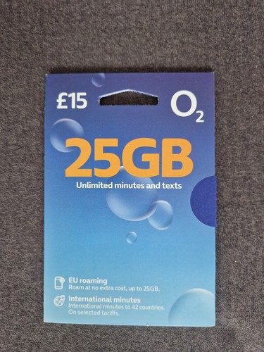 Sim card pay as - o2, go
