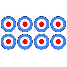 Set of 8 Mod Screen print iron