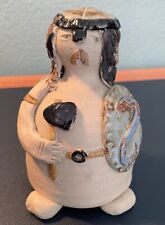 Fangfoss Studio Pottery FP Viking Man Warrior Figure Moneybox Handmade