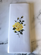 Heatherley  Hanging Radiator Humidity Vase - Yellow Rose - Ceramic