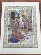 1909 colour antique lithograph