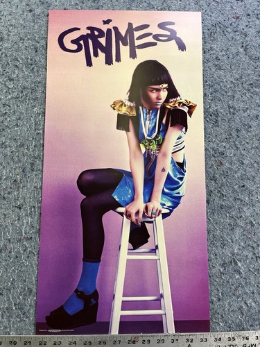 Grimes art poster - grimes, 12x24