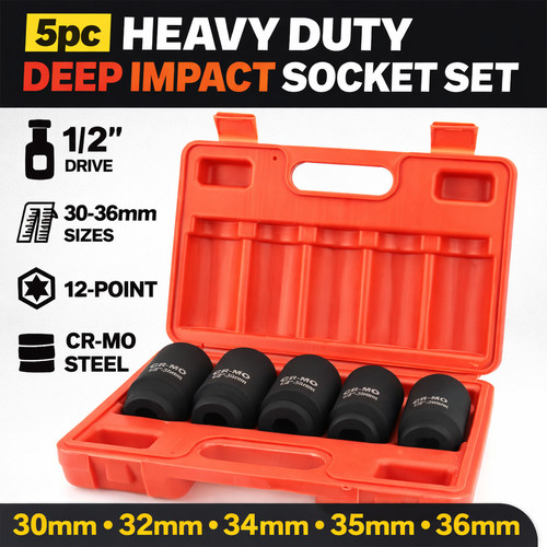 5pc heavy duty deep impact - duty,