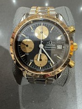 OMEGA Speedmaster Chronograph 3316.50 Automatic Black Gold Bracelet Mens Watch