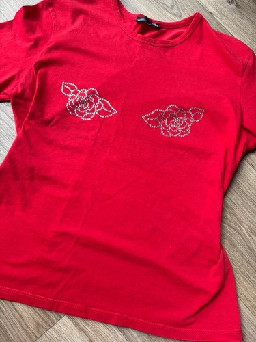 Zara red rhinestone rose baby - zara,